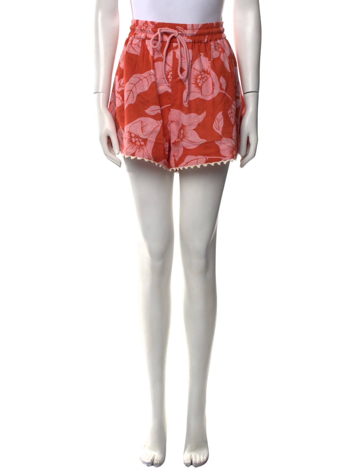 Zimmermann Printed Mini Shorts