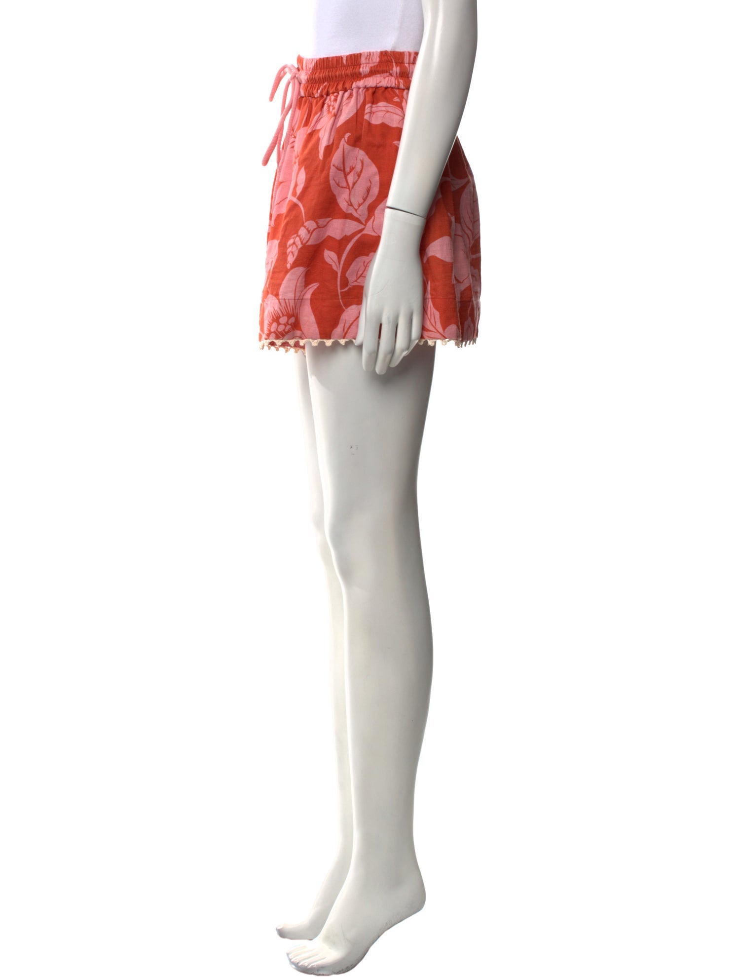 Zimmermann Printed Mini Shorts