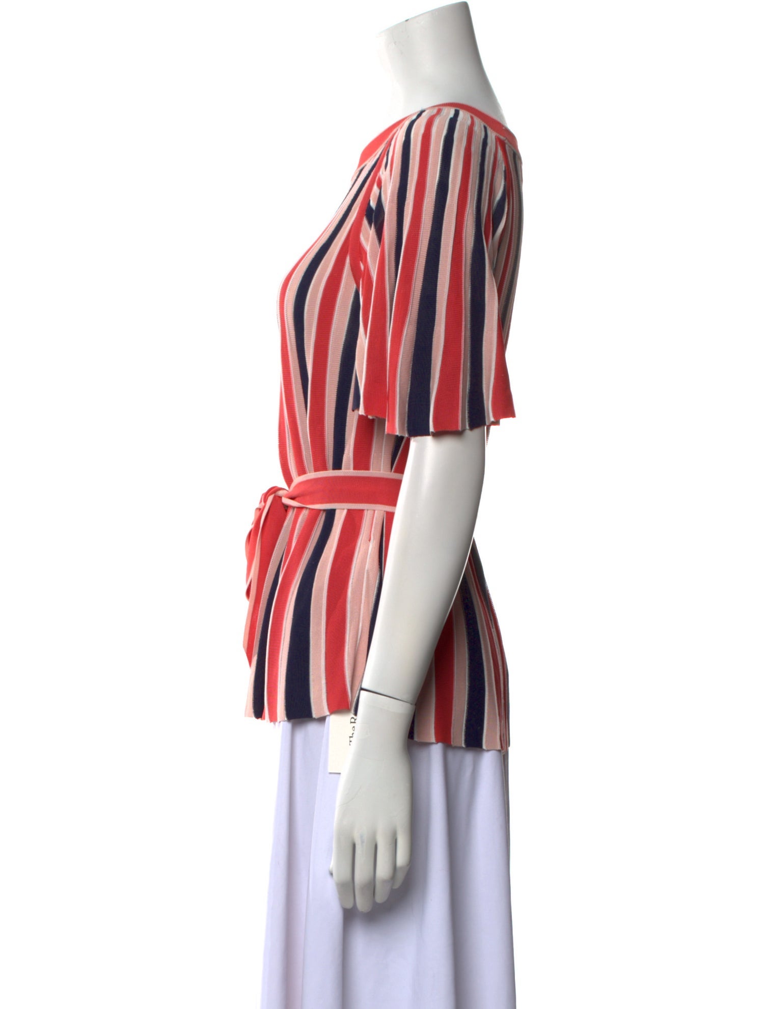 Zimmermann Striped Scoop Neck Sweater