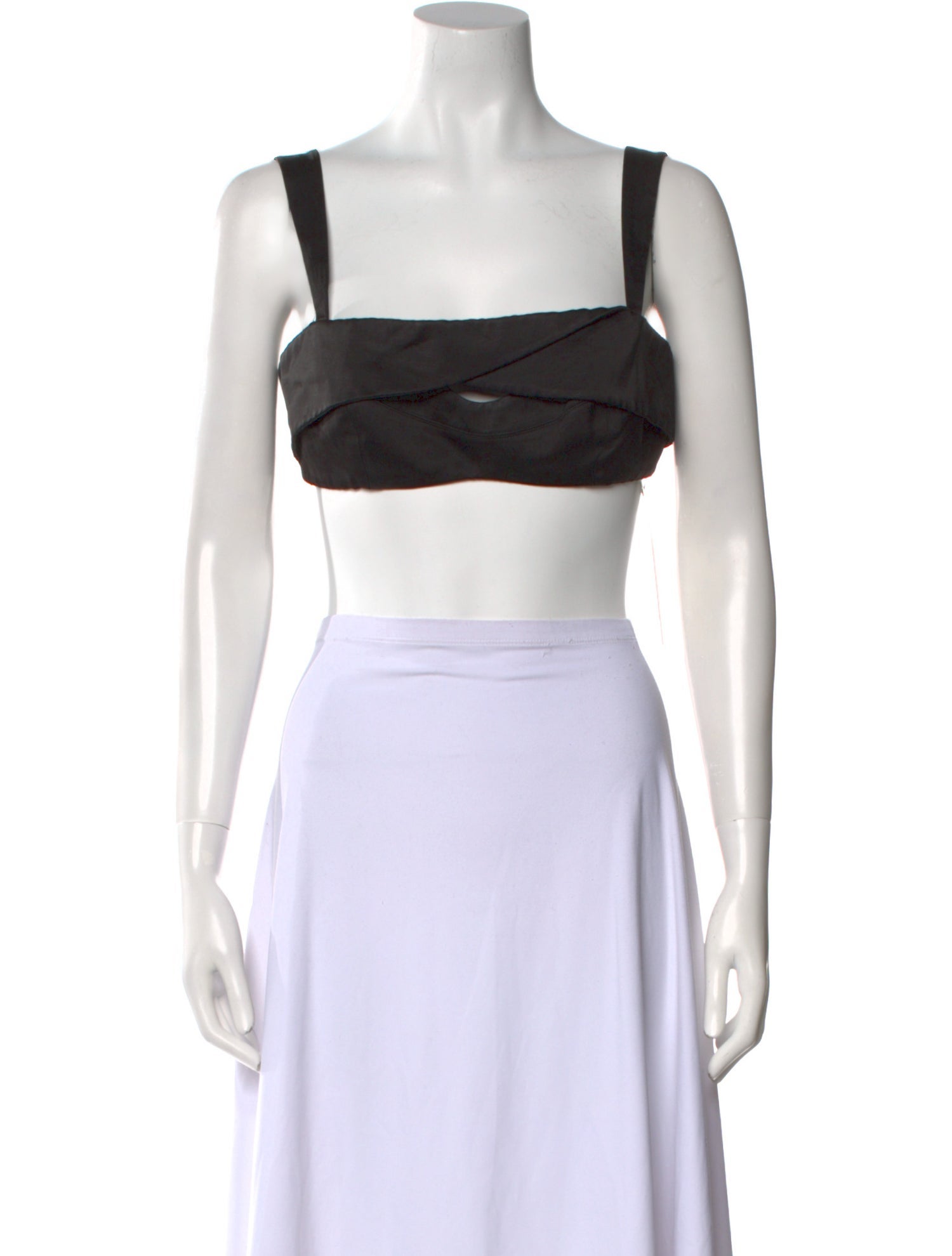 Zimmermann Square Neckline Sleeveless Crop Top