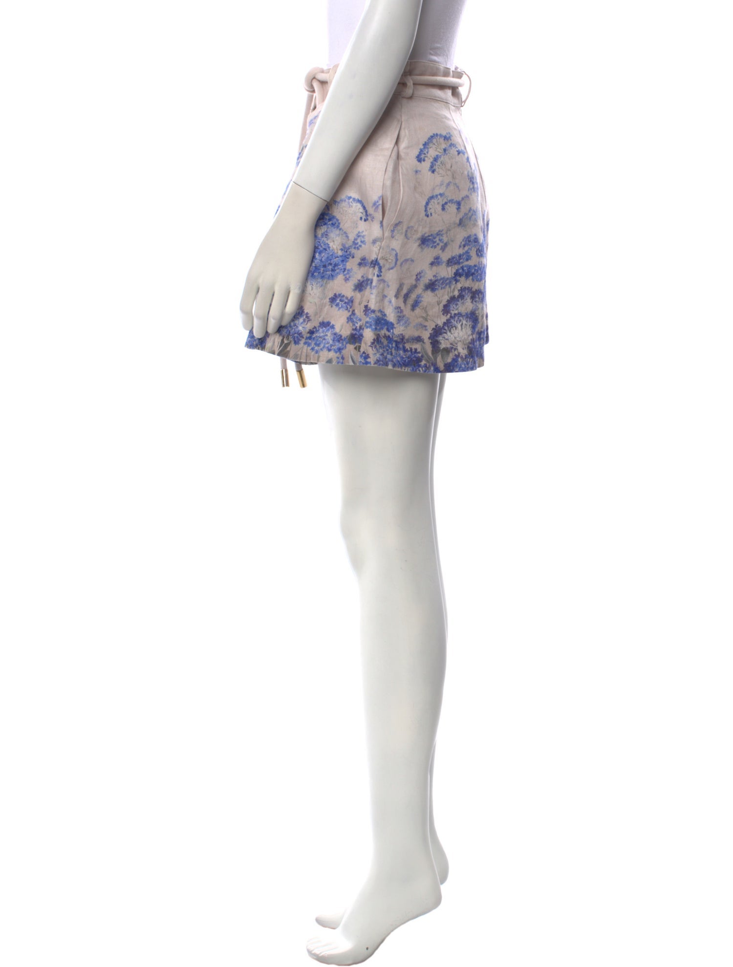 Zimmermann Linen Mini Shorts