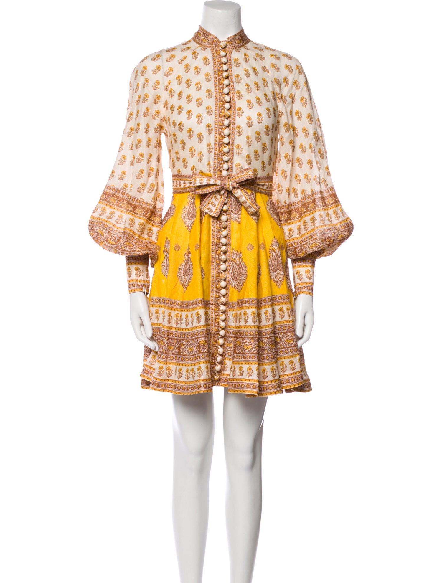 Zimmermann Linen Mini Dress