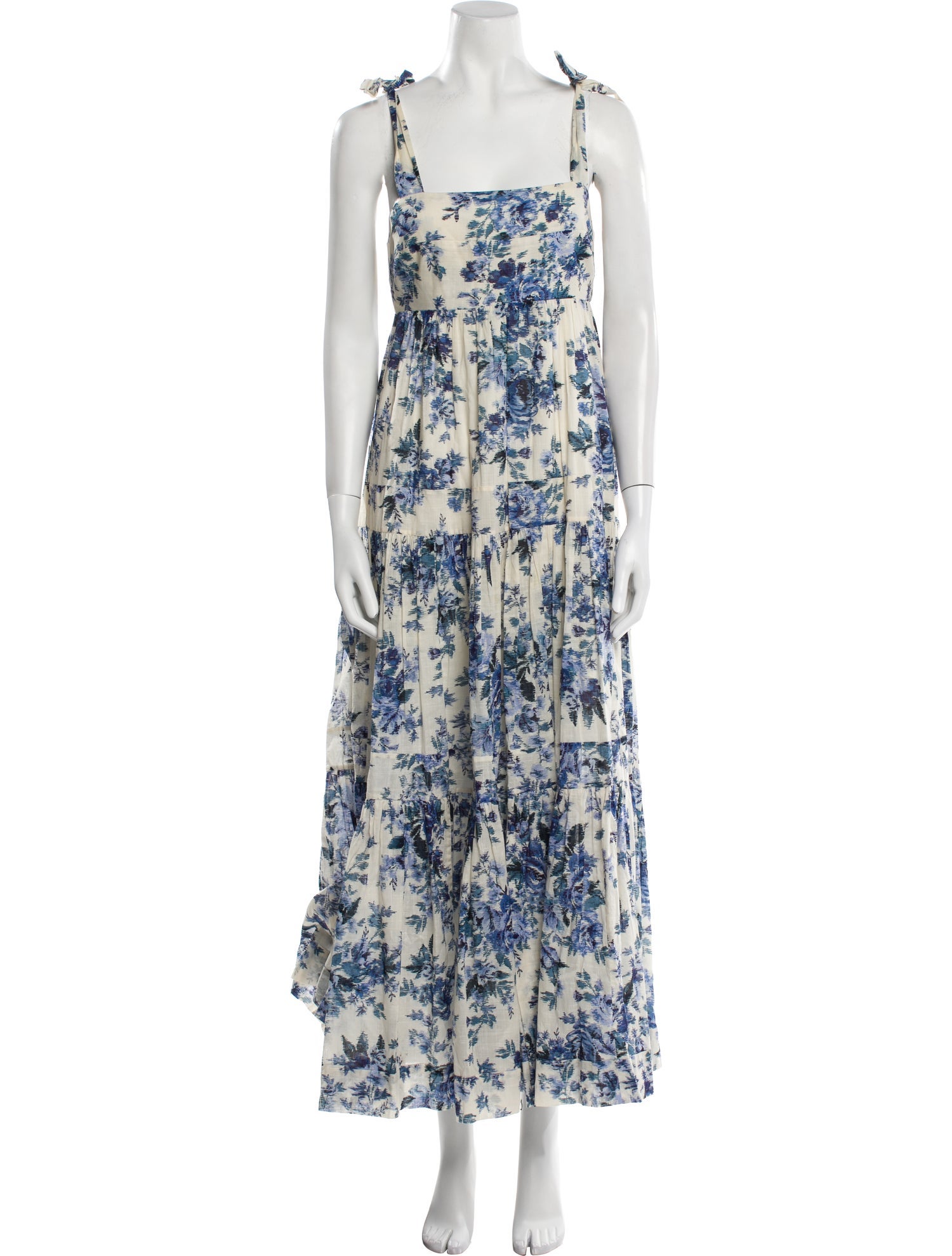 Zimmermann Floral Print Long Dress