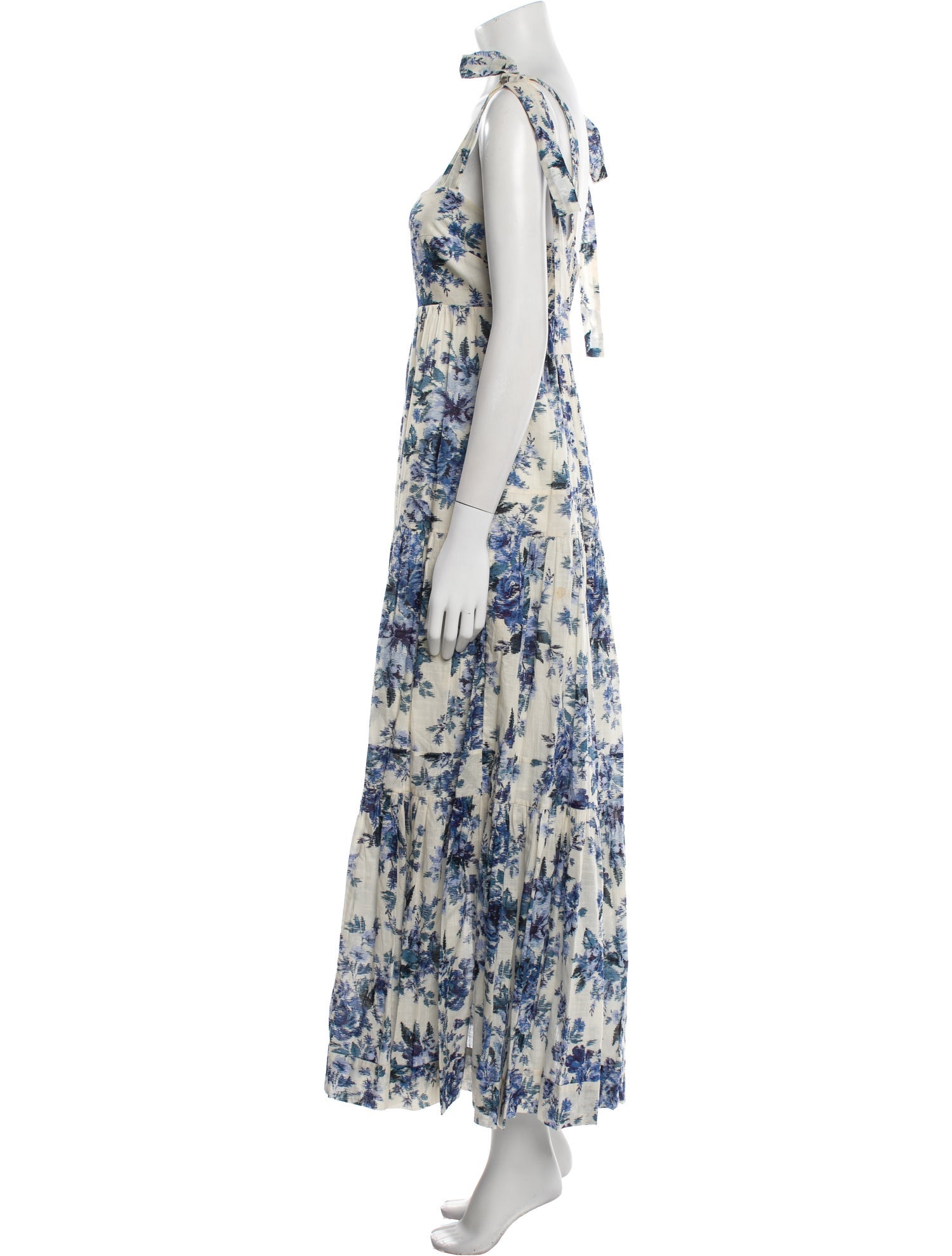 Zimmermann Floral Print Long Dress