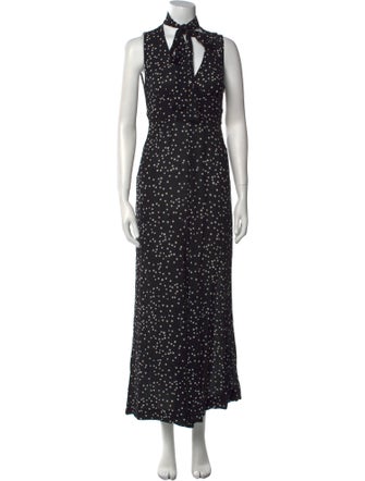 Zimmermann Silk Polka Dot Print Jumpsuit