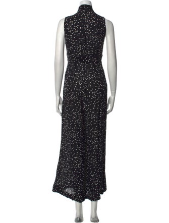 Zimmermann Silk Polka Dot Print Jumpsuit