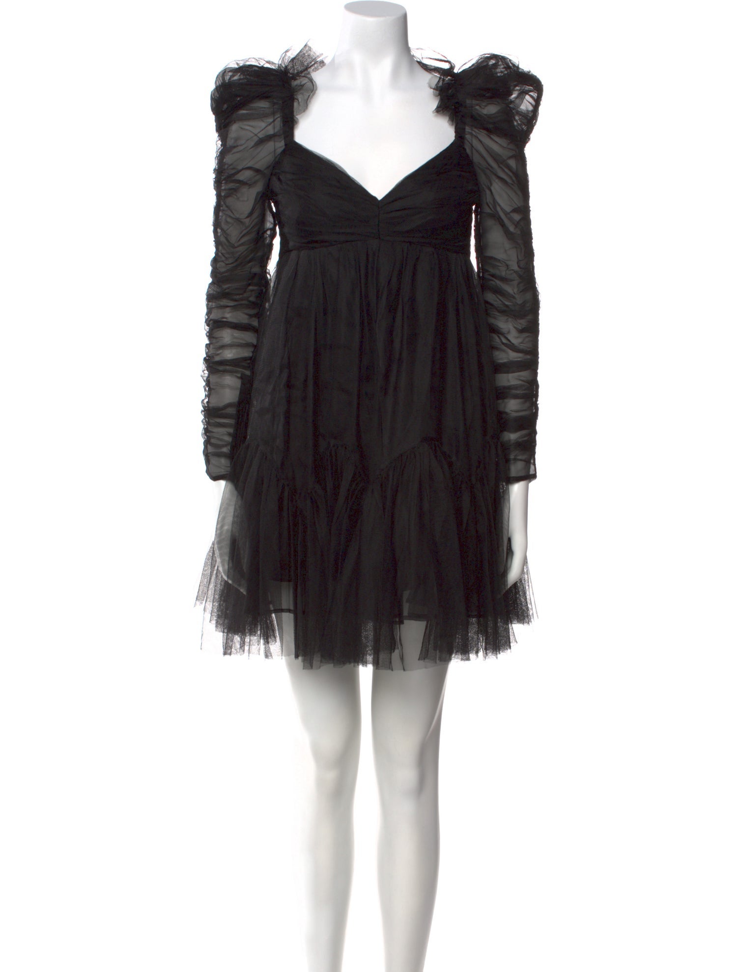 Zimmermann Mock Neck Mini Dress