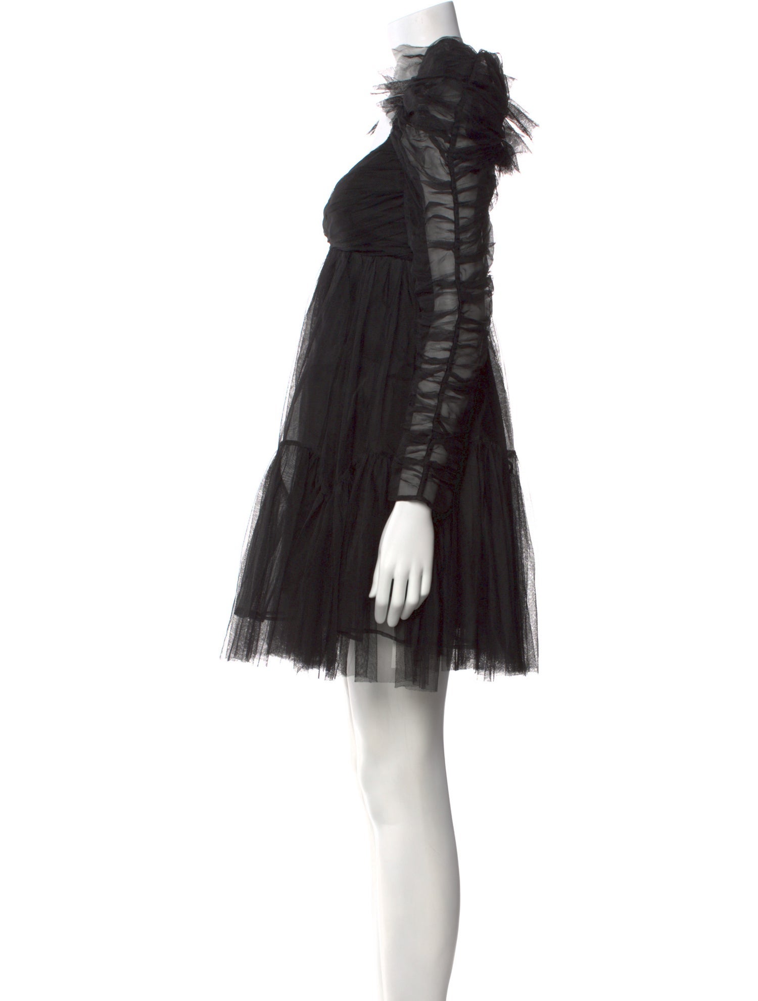 Zimmermann Mock Neck Mini Dress