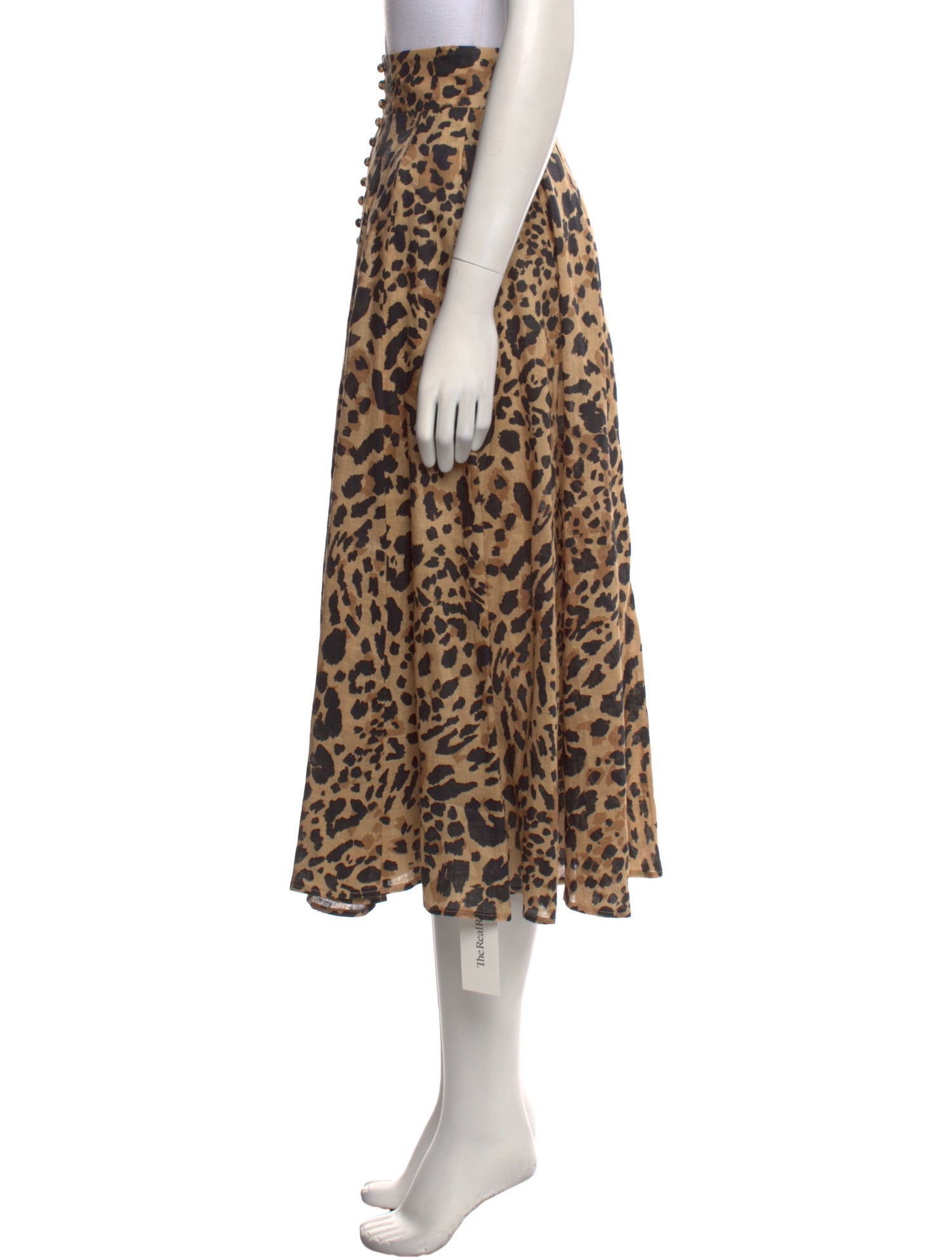 Zimmermann Linen Midi Length Skirt