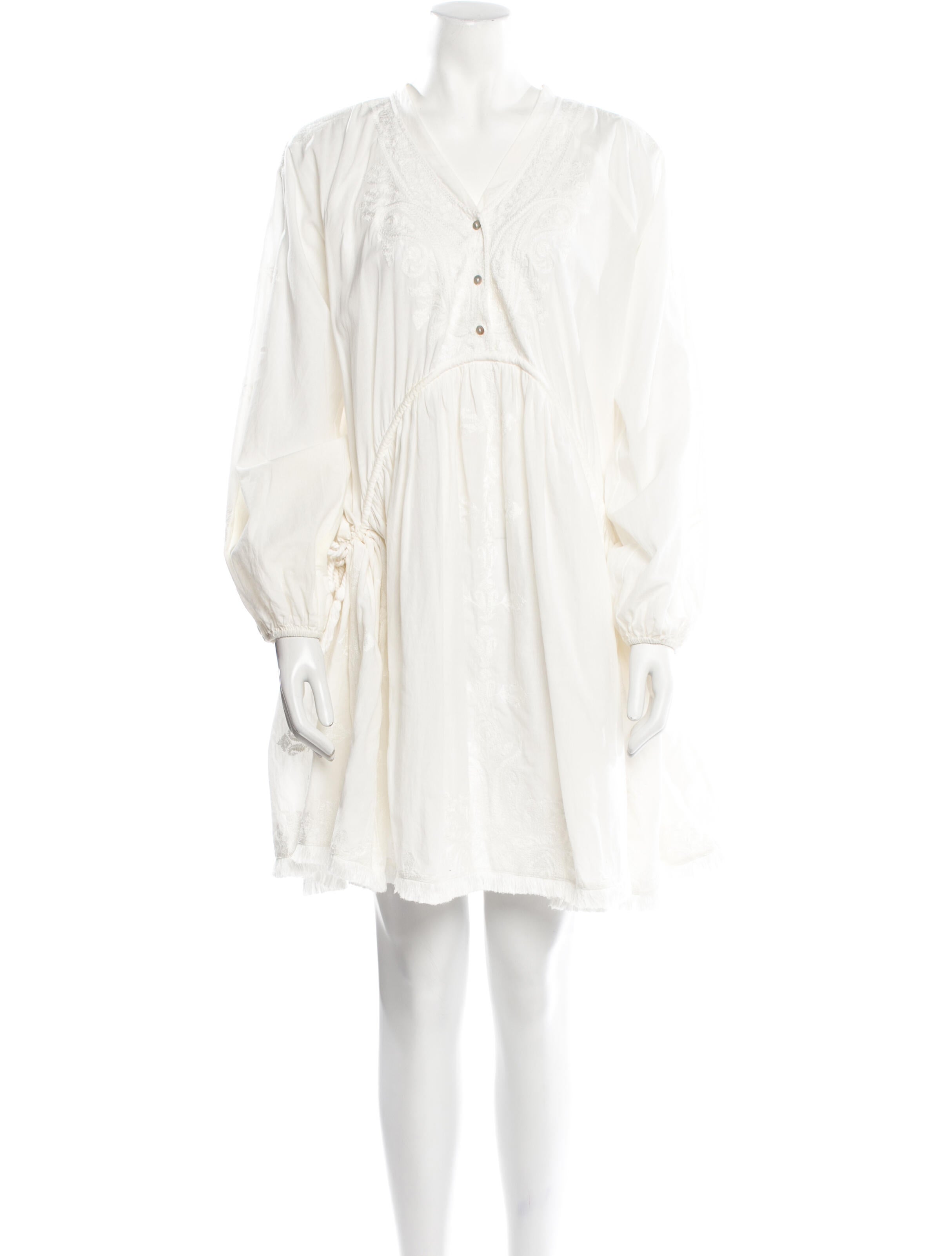 Zimmermann V-Neck Mini Dress