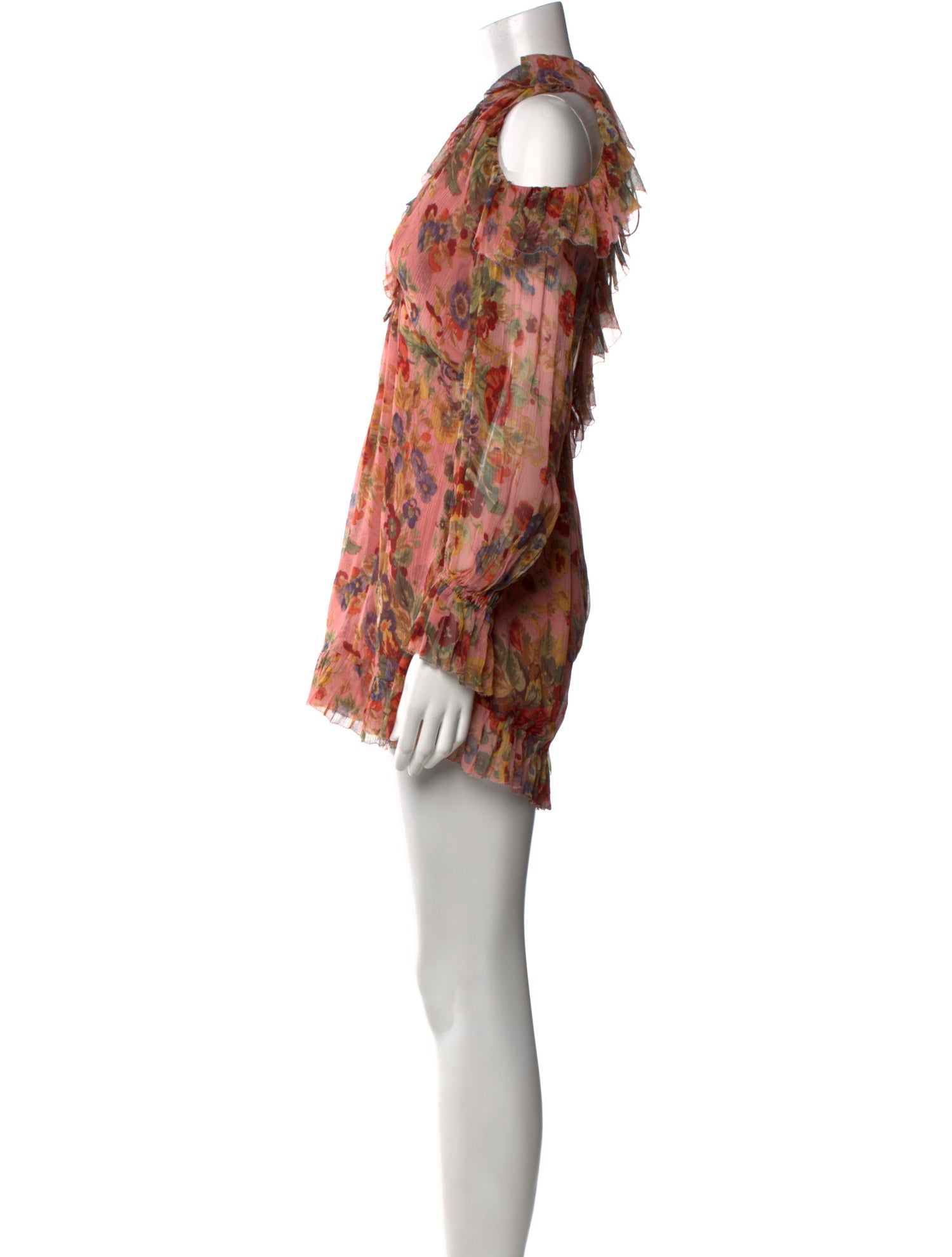 Zimmermann Silk Floral Print Romper