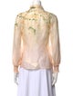 Zimmermann Linen Long Sleeve Button-Up Top