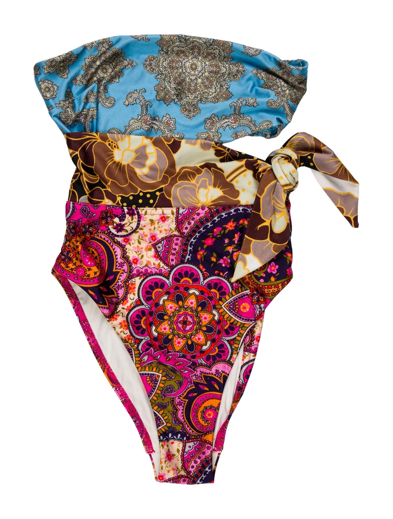 Zimmermann Floral Print Cutout Accent One-Piece w/ Tags