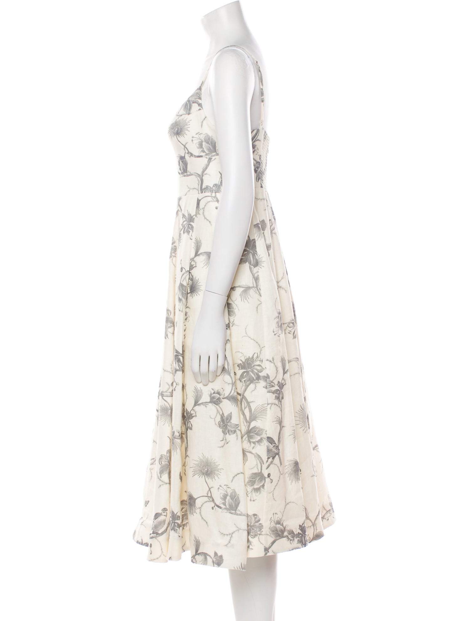 Zimmermann Linen Midi Length Dress