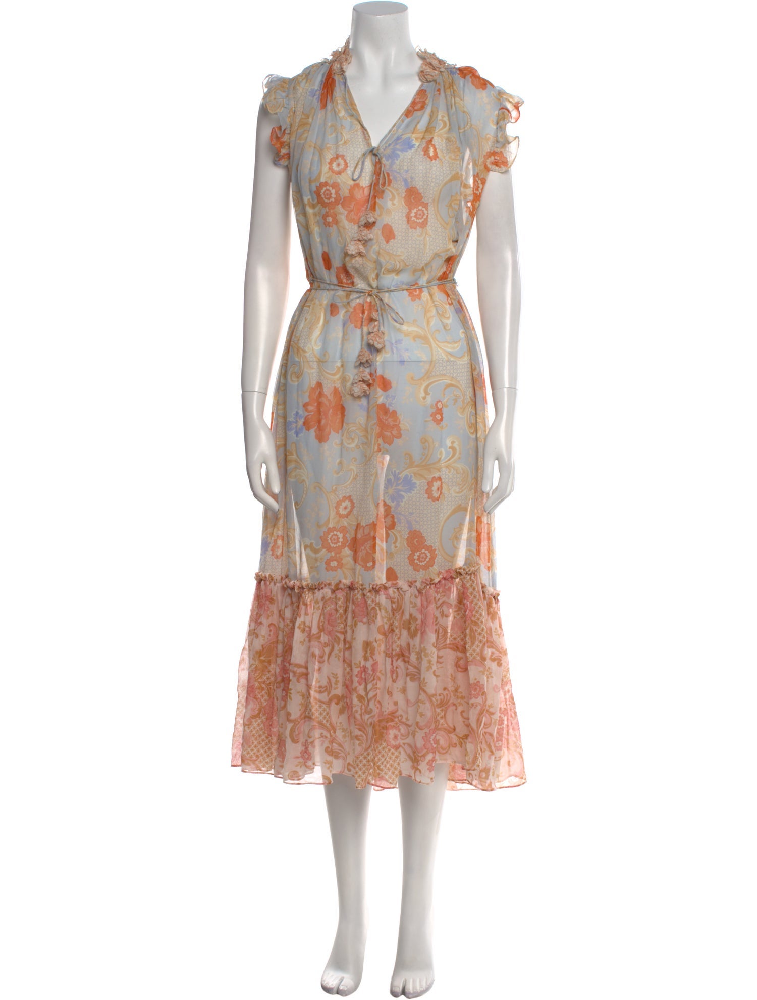 Zimmermann Floral Print Long Dress