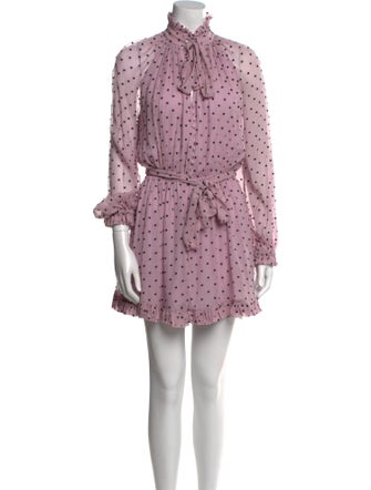Zimmermann Silk Polka Dot Print Romper