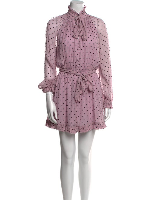 Zimmermann Silk Polka Dot Print Romper