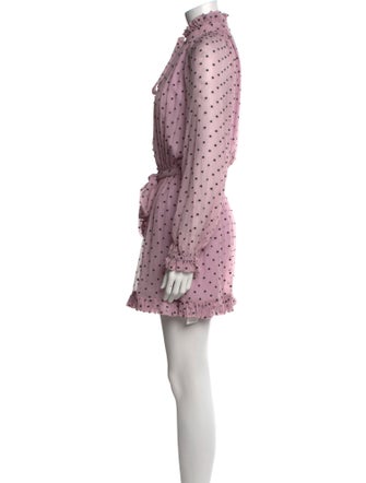 Zimmermann Silk Polka Dot Print Romper