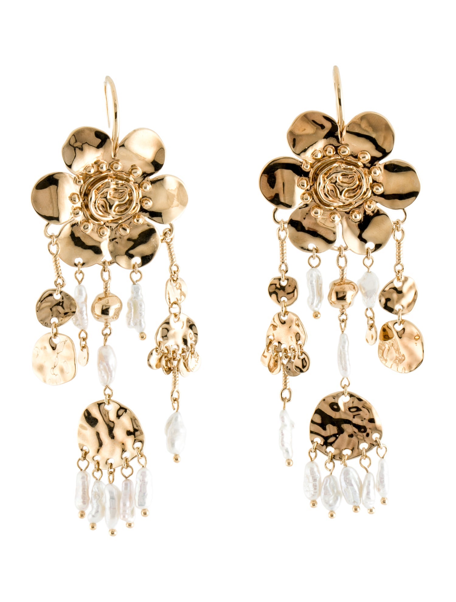 Zimmermann Pearl 'Bellis' Chandelier Earrings