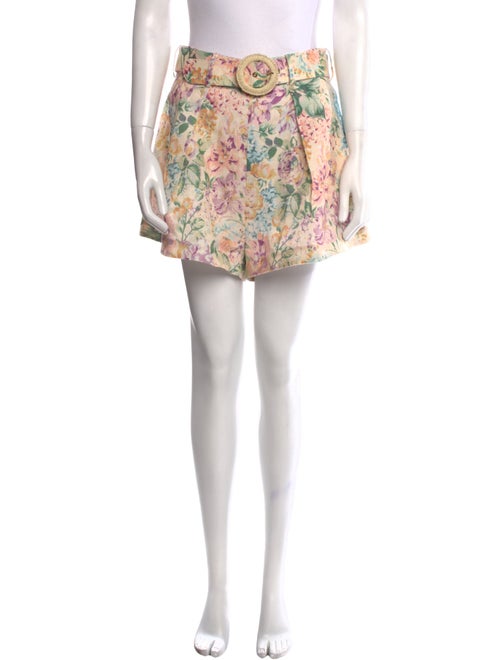 Zimmermann Linen Mini Shorts