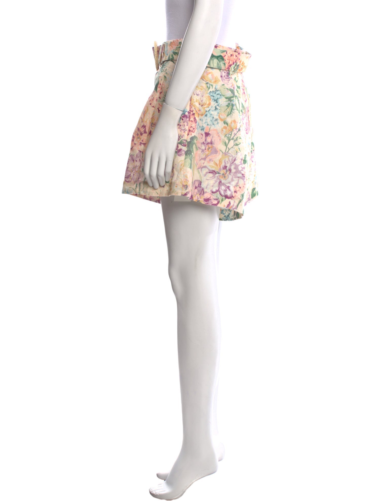 Zimmermann Linen Mini Shorts