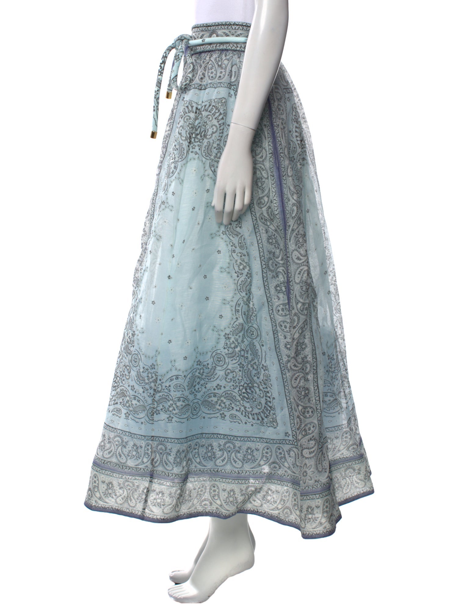 Zimmermann Linen Midi Length Skirt w/ Tags