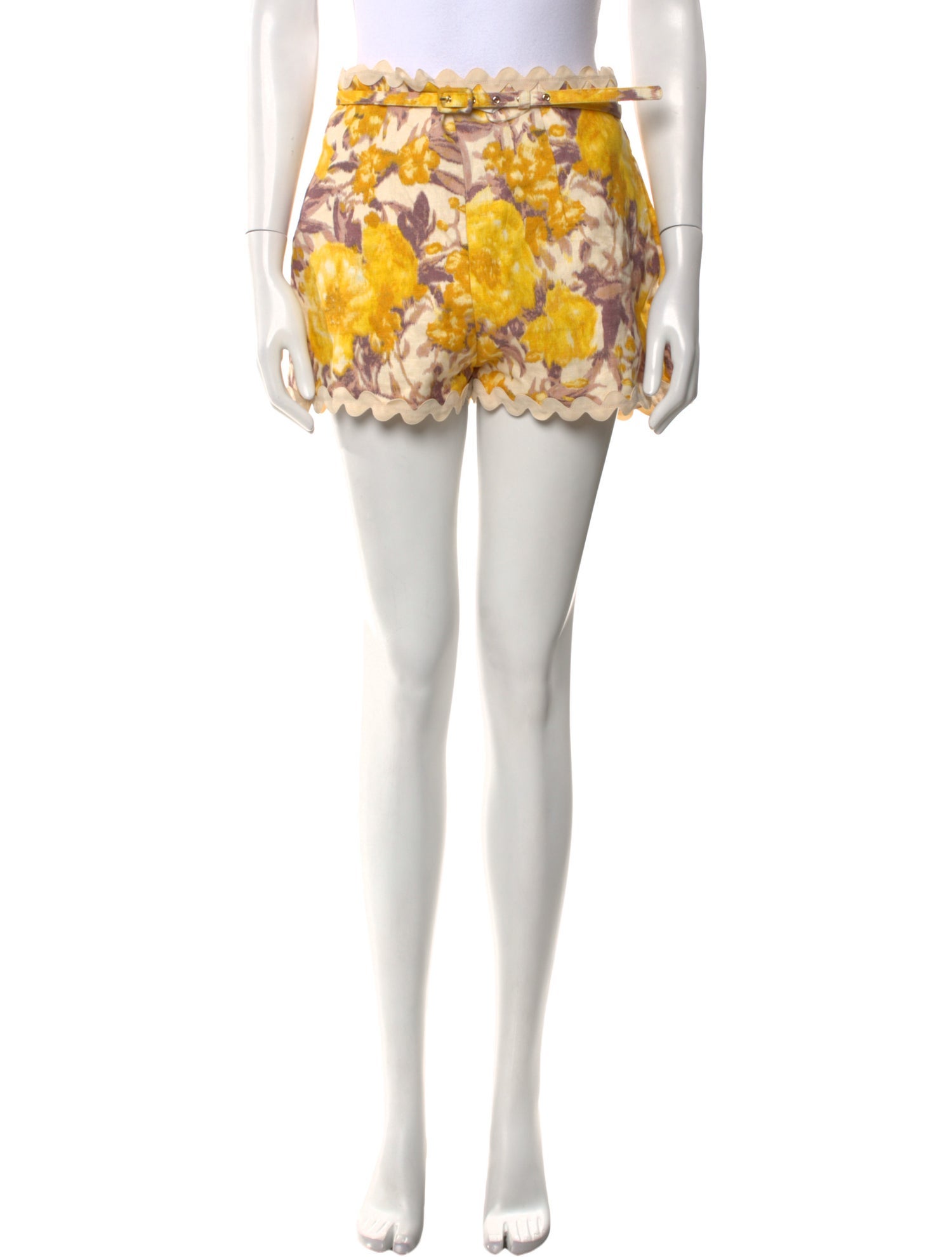 Zimmermann Linen Mini Shorts