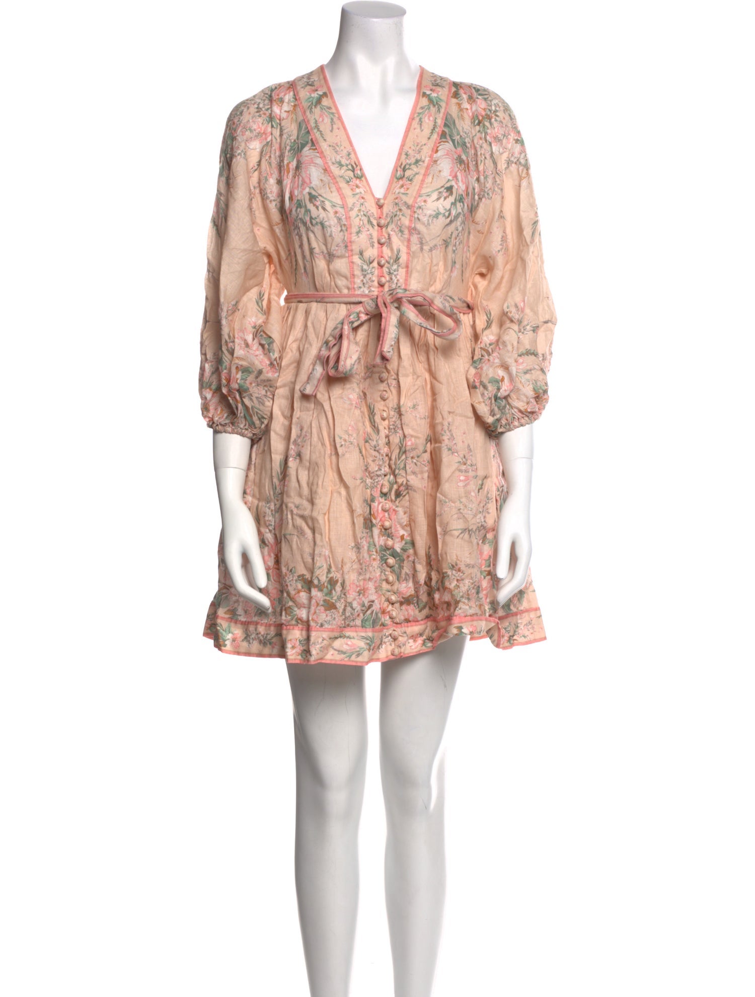 Zimmermann Linen Mini Dress