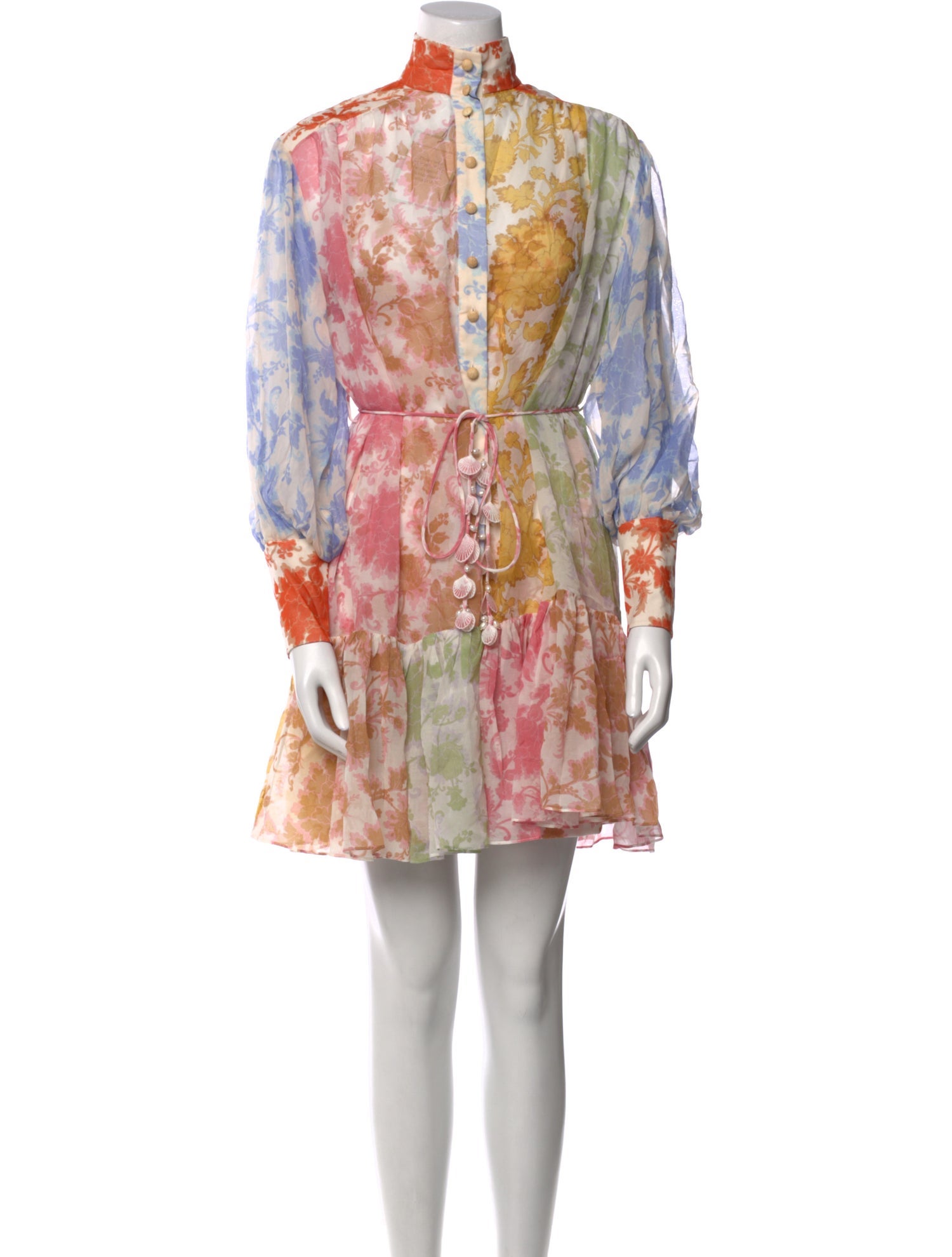 Zimmermann Floral Print Mini Dress w/ Tags