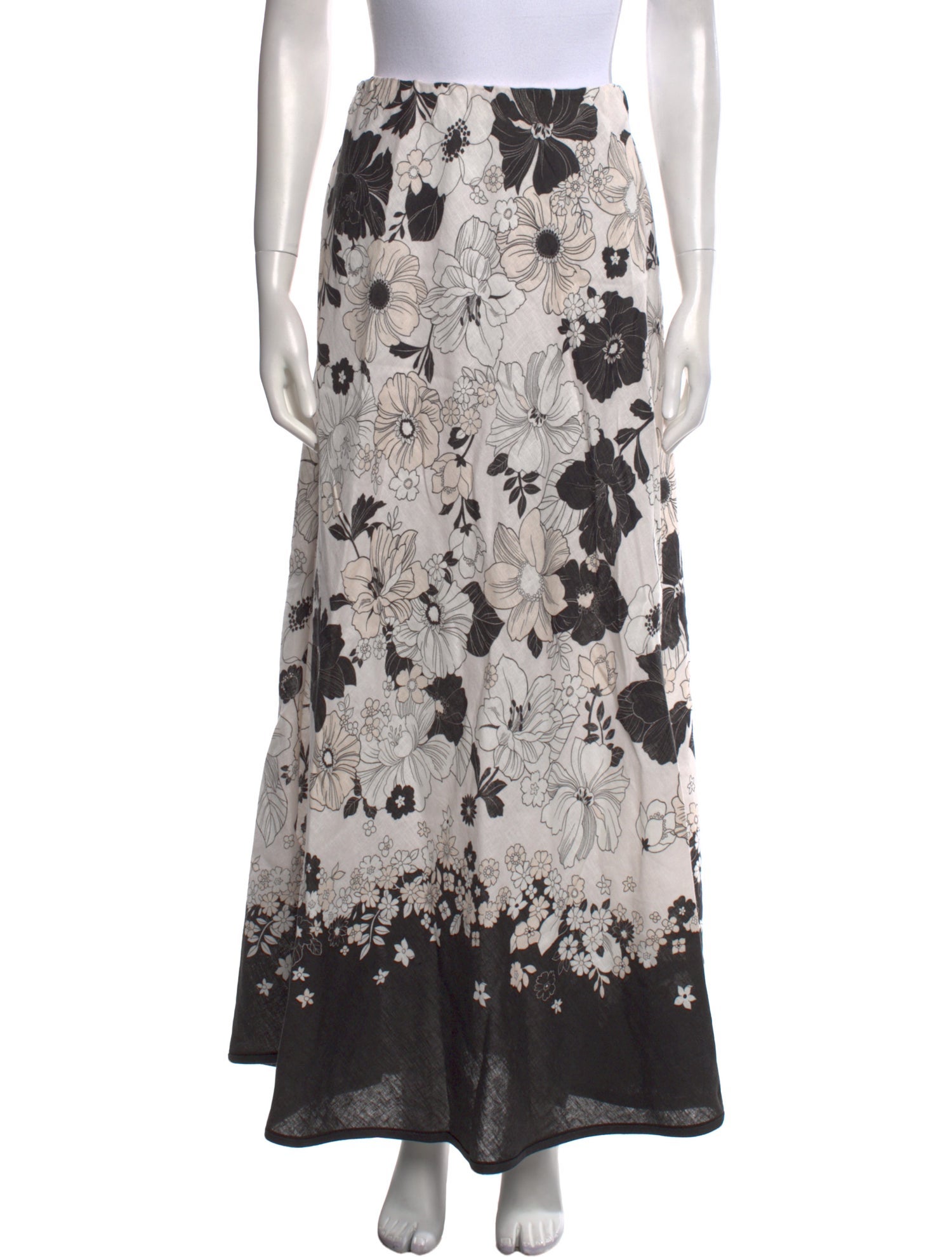 Zimmermann Linen Long Skirt