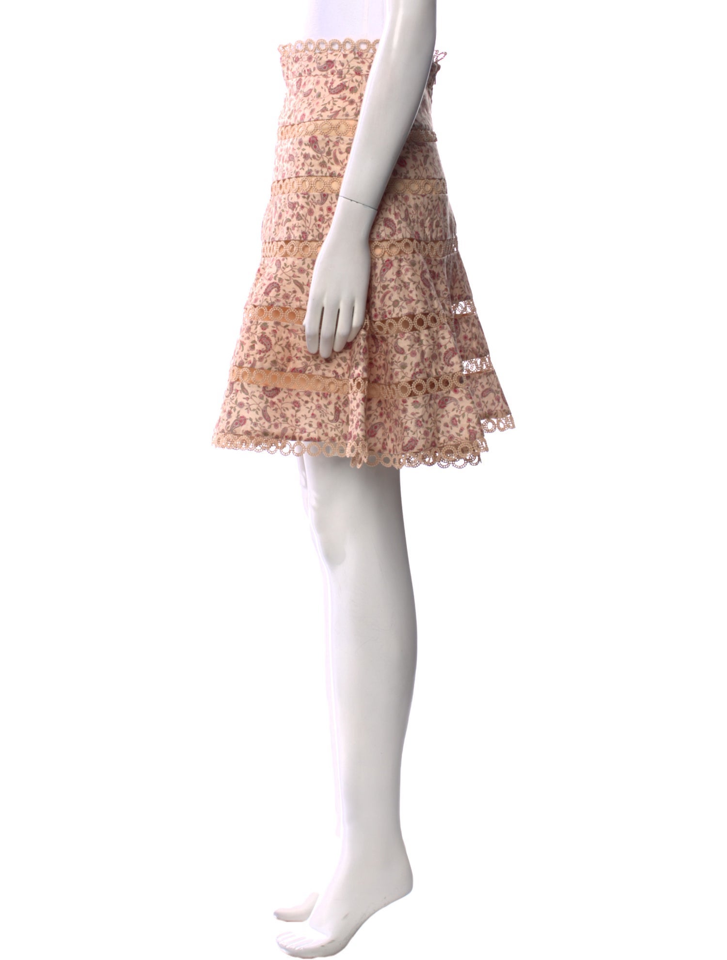 Zimmermann Juniper Contour Ring Knee-Length Skirt