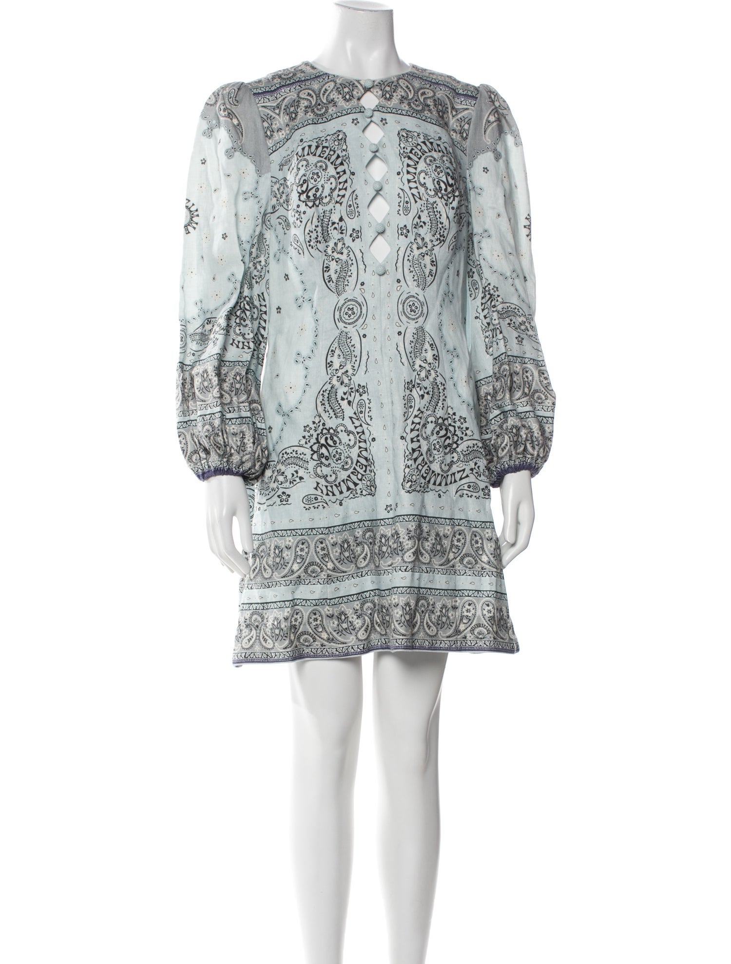 Zimmermann Linen Mini Dress