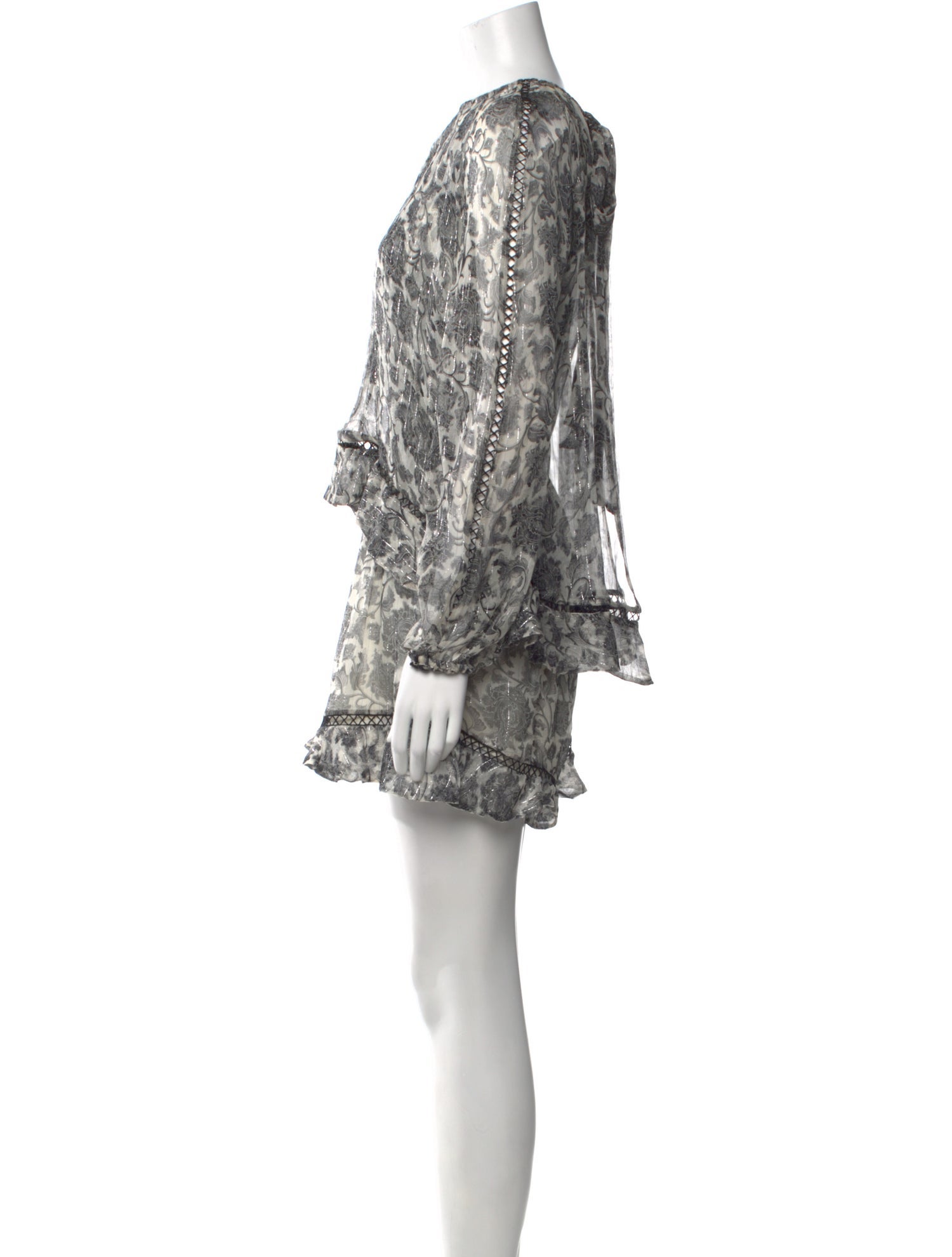 Zimmermann Silk Floral Print Romper