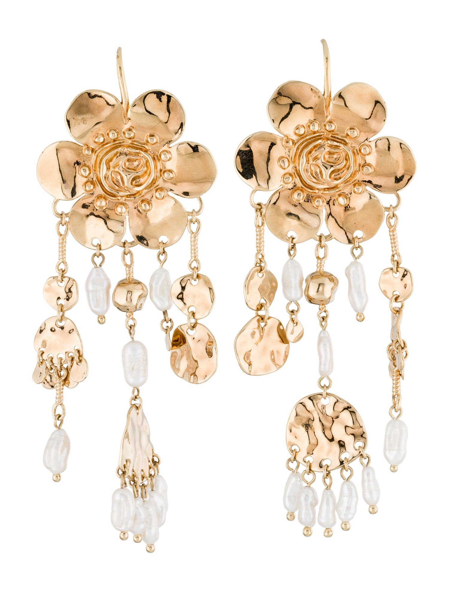 Zimmermann Pearl Bellis Chandelier Earrings