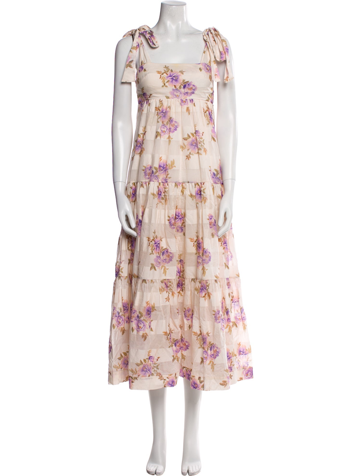 Zimmermann Floral Print Long Dress