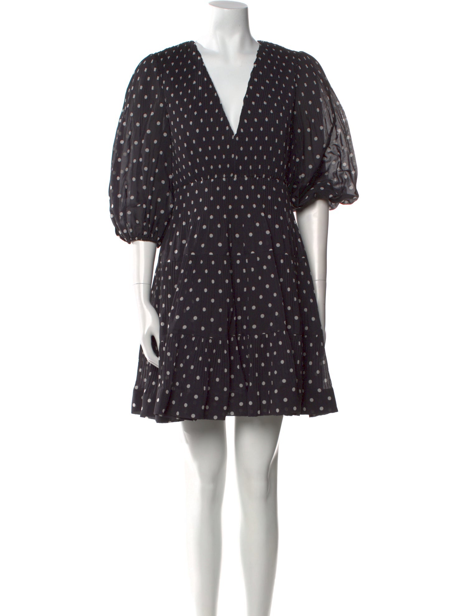Zimmermann Polka Dot Print Mini Dress