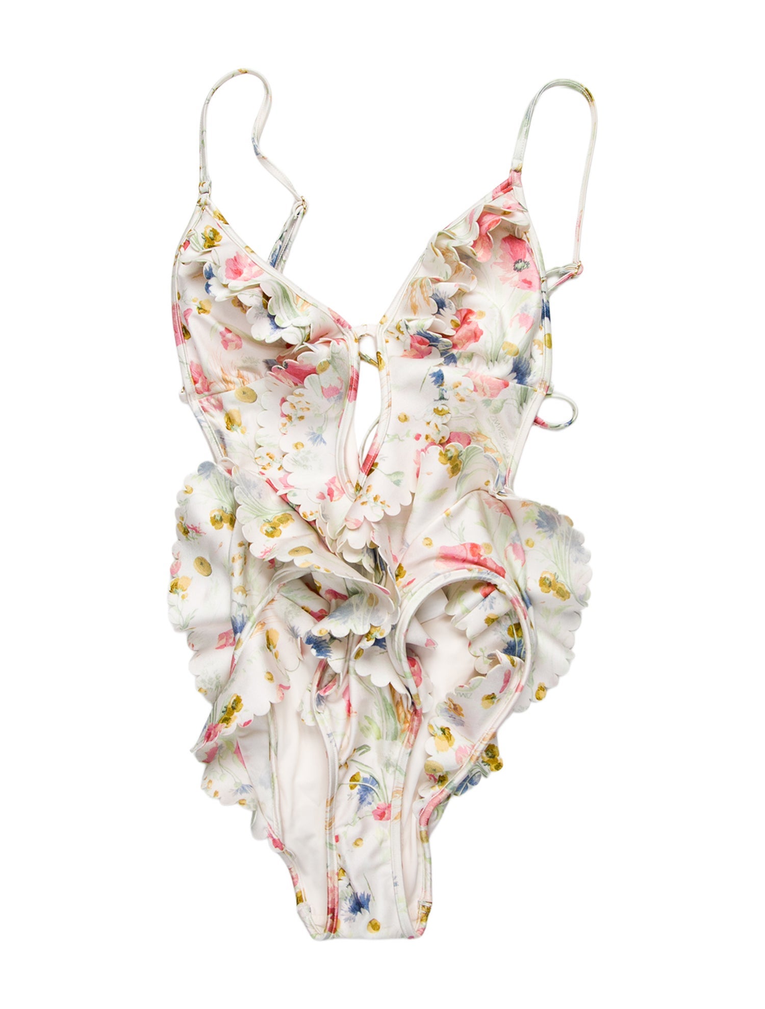 Zimmermann Floral Print One-Piece w/ Tags