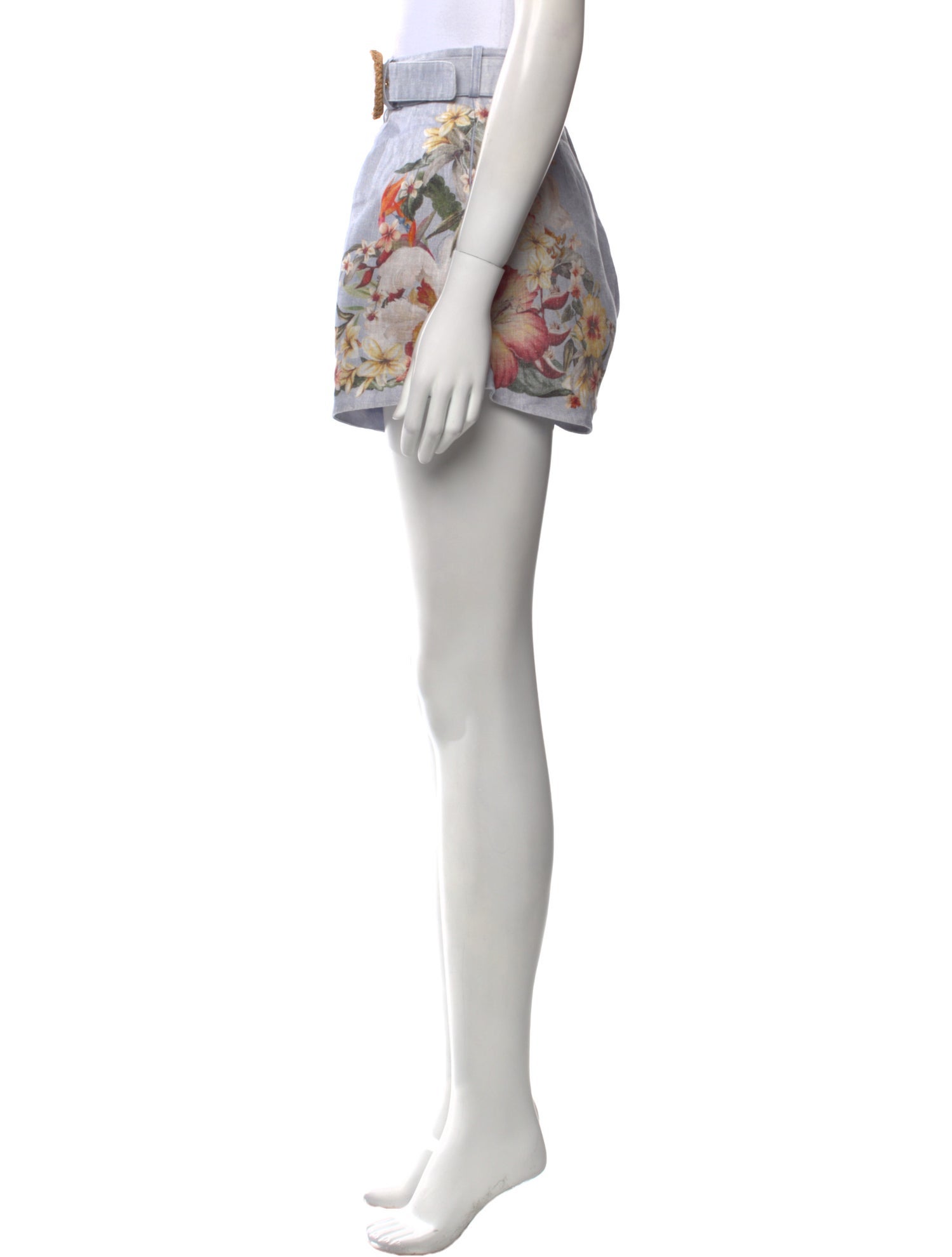 Zimmermann Linen Mini Shorts