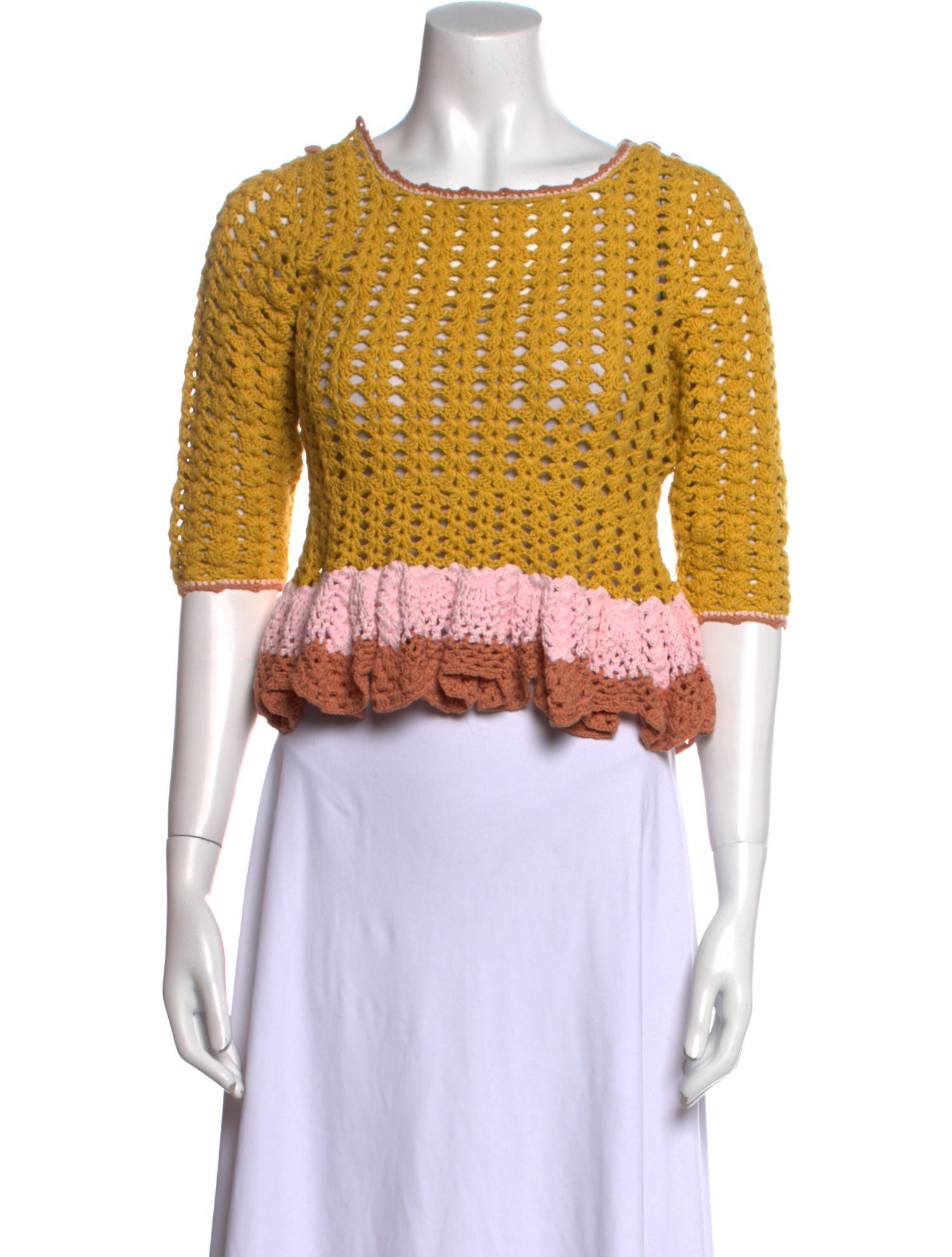 Zimmermann Striped Scoop Neck Sweater