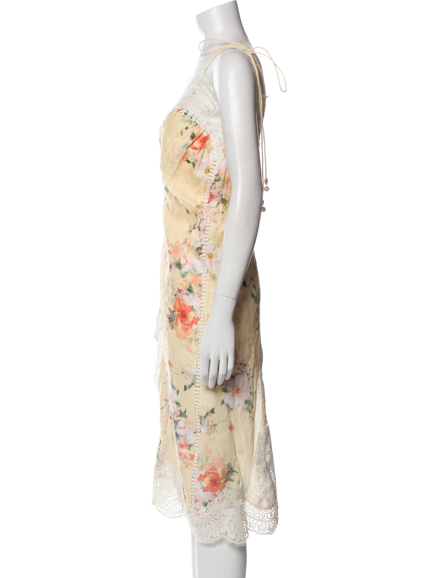 Zimmermann Linen Midi Length Dress