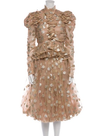 Zimmermann Polka Dot Print Skirt Set