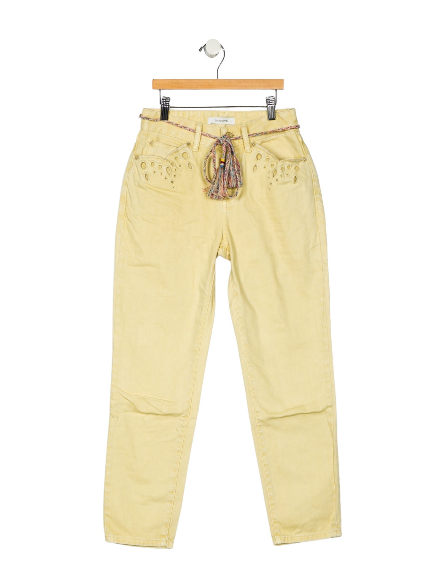 Zimmermann Mid-Rise Straight Leg Jeans