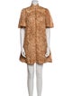 Zimmermann Animal Print Mini Dress