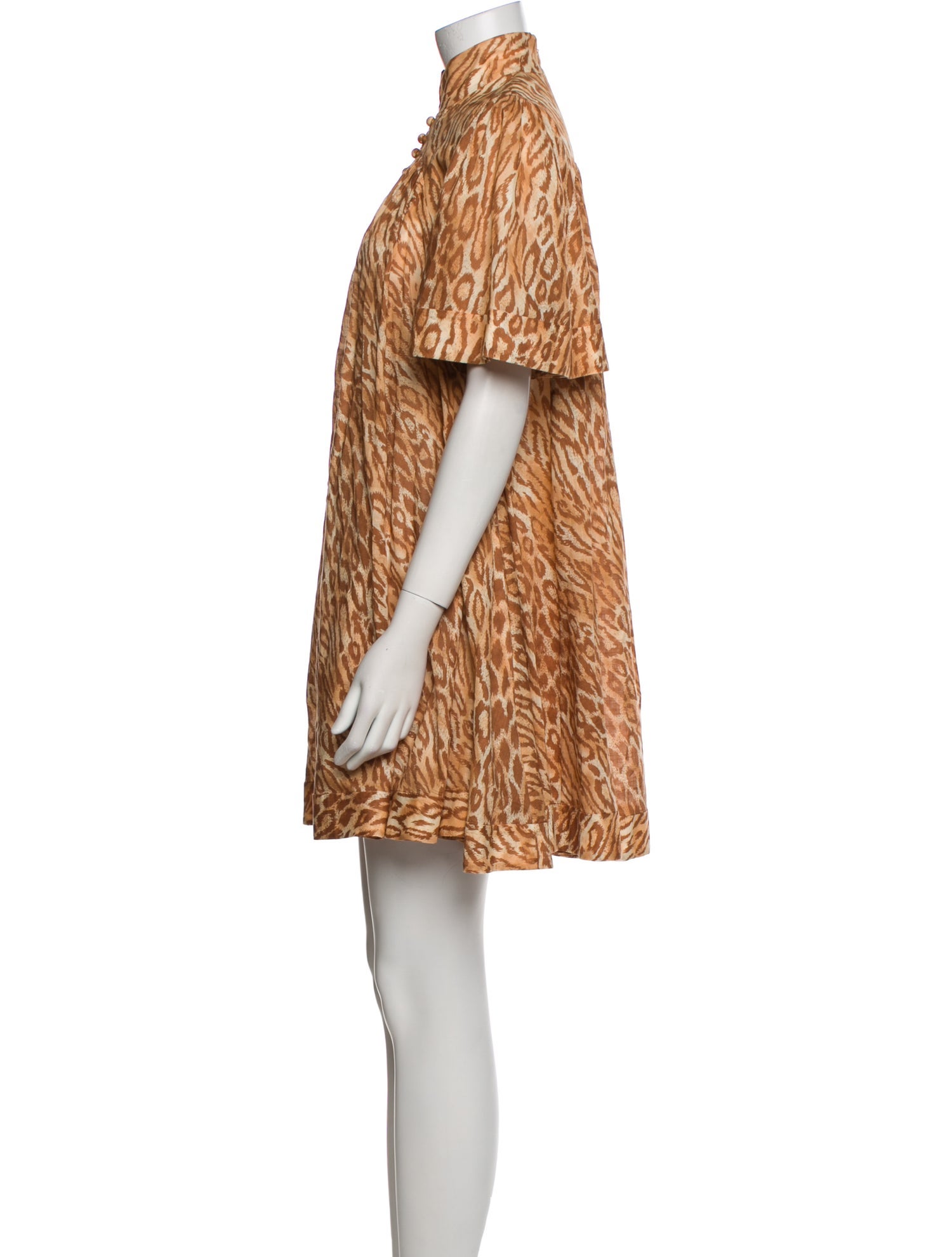 Zimmermann Animal Print Mini Dress