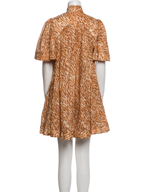 Zimmermann Animal Print Mini Dress