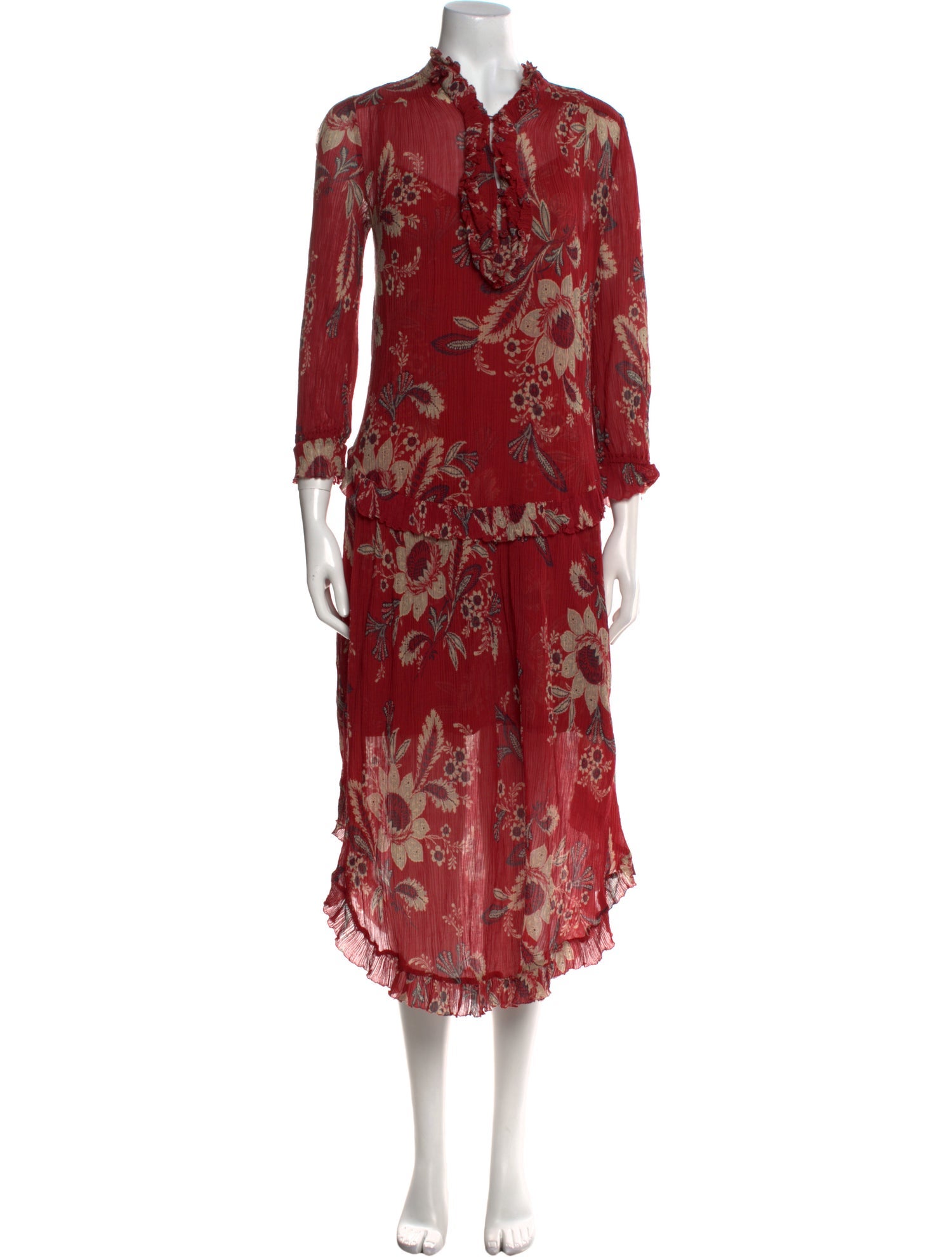 Zimmermann Floral Print Long Dress