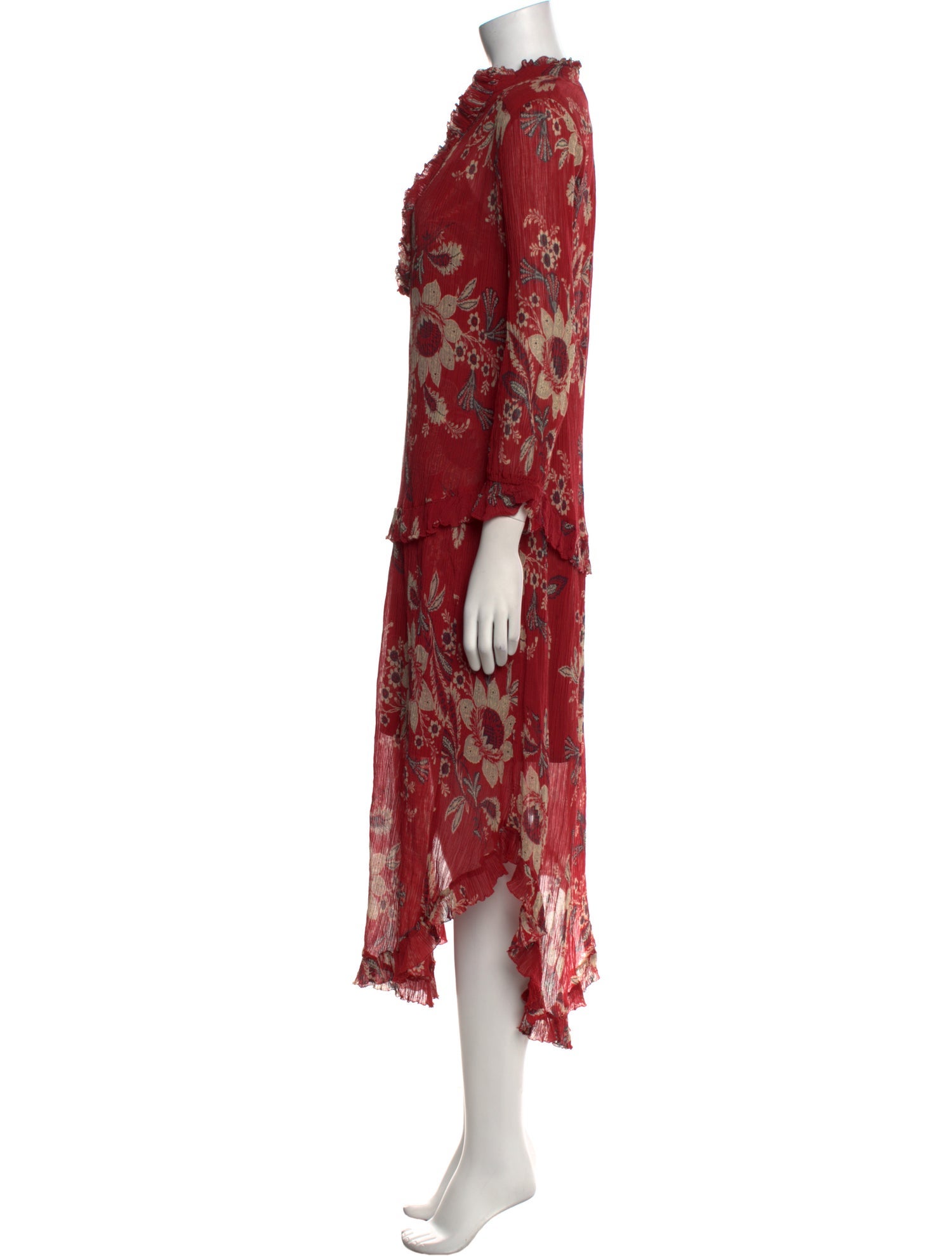 Zimmermann Floral Print Long Dress