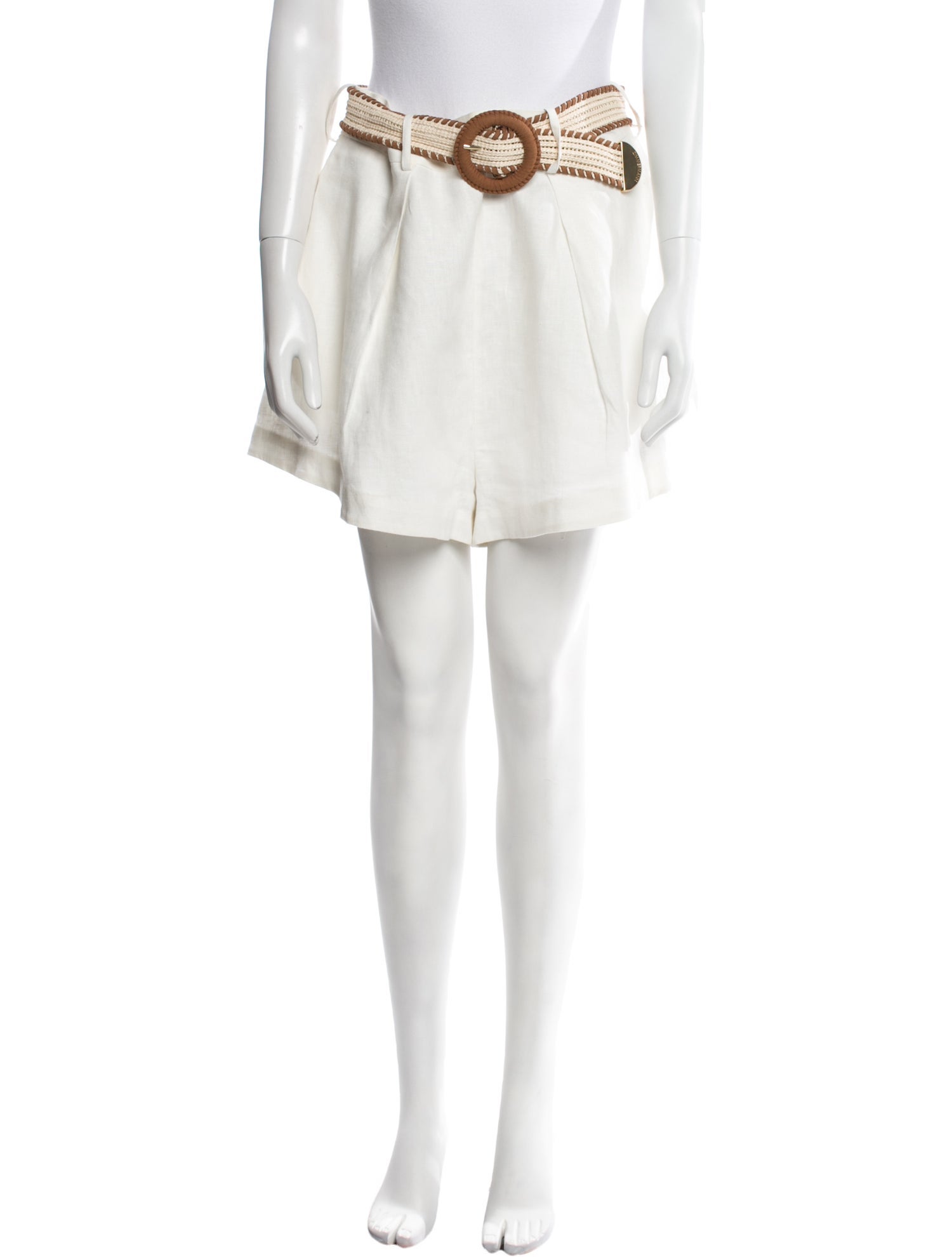 Zimmermann Linen Mini Shorts