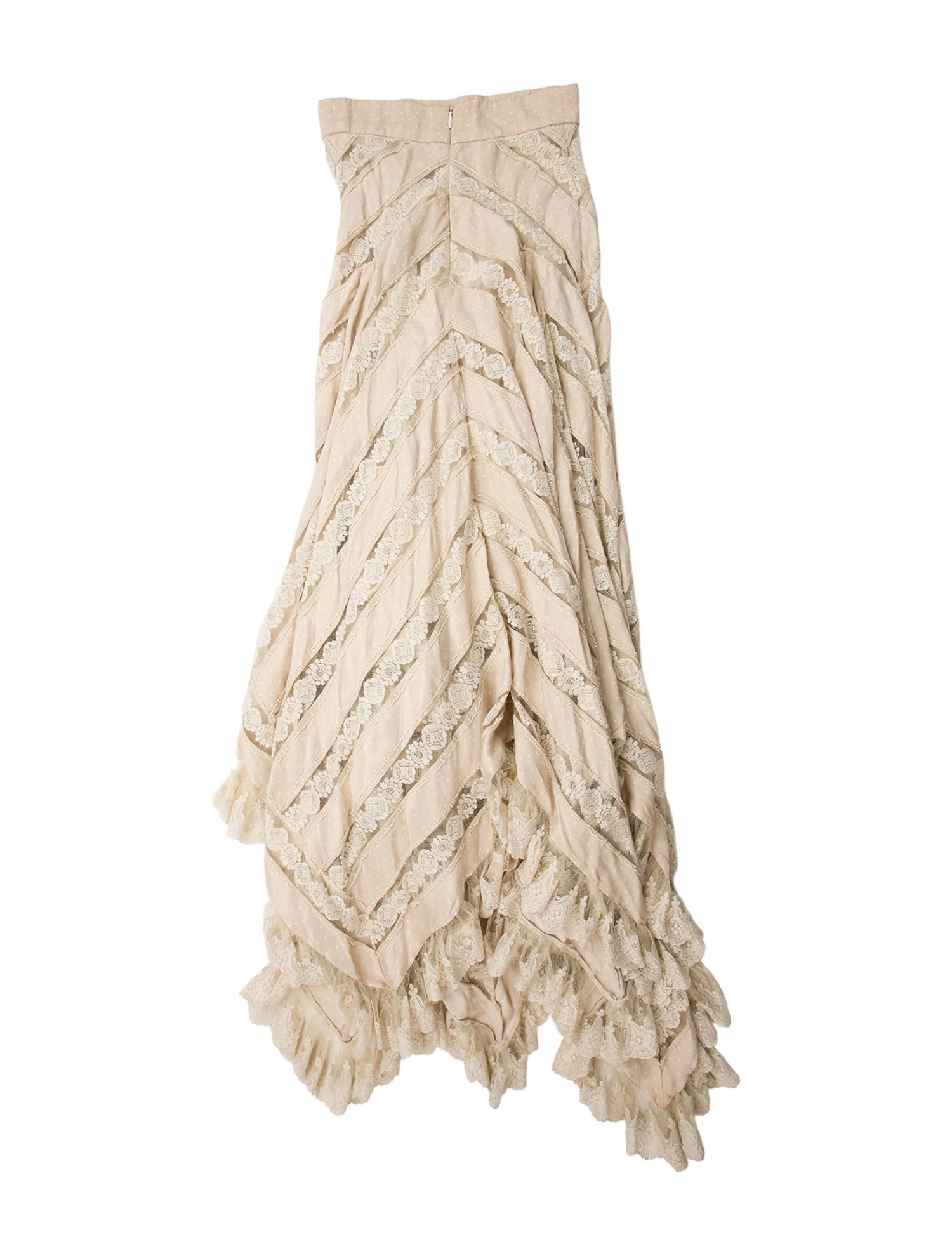 Zimmermann Lace Pattern Long Skirt