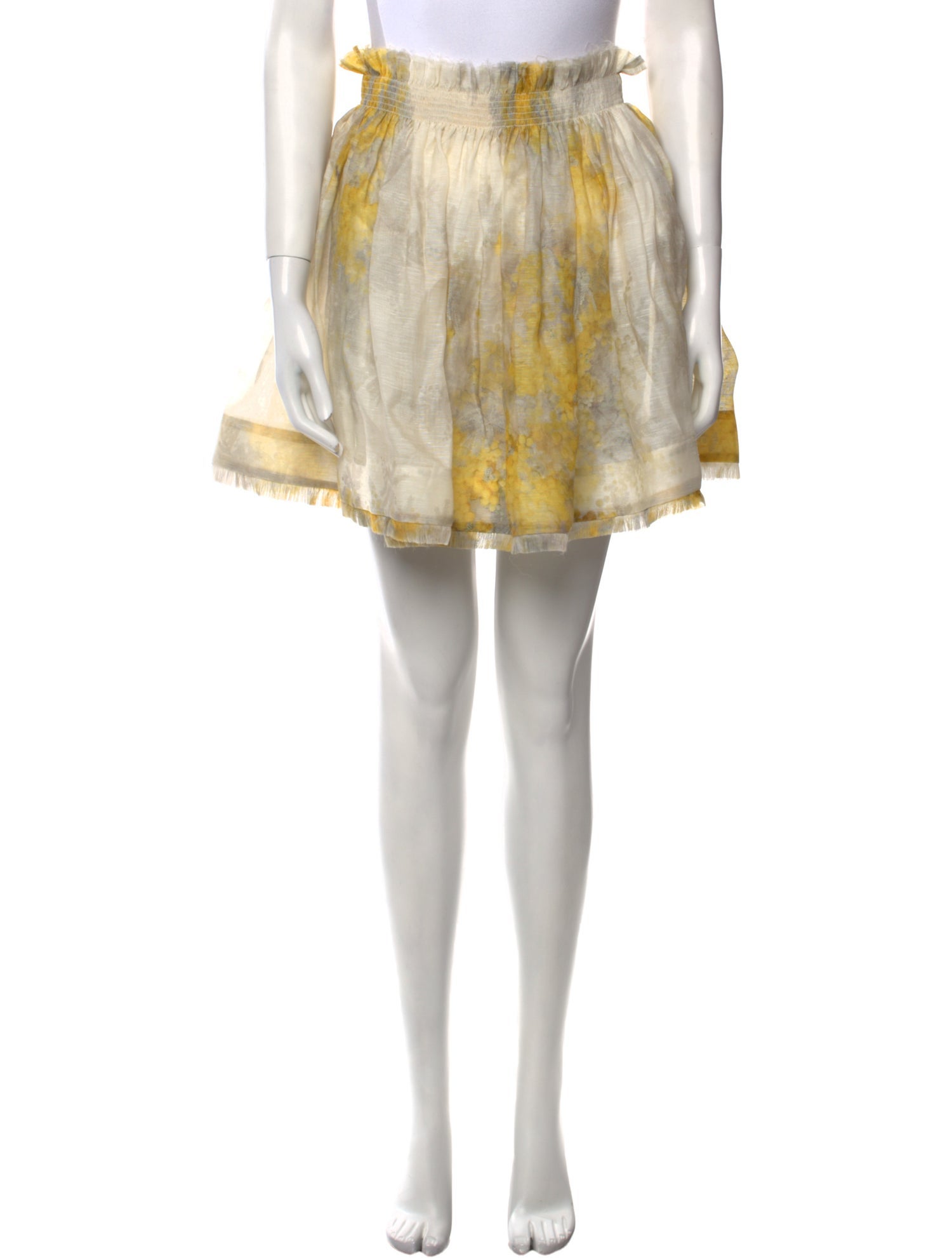 Zimmermann Linen Mini Skirt